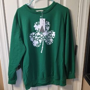 Green Shamrock Sweatshirt